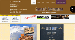 Desktop Screenshot of bastiensrestaurant.com