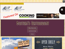 Tablet Screenshot of bastiensrestaurant.com